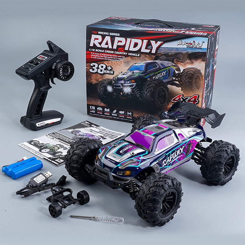 Rapidly: The Durable Speedster RC Car (38 KM/H) with Optional Additional Battery Upgrade Rapidly: The Durable Speedster RC Car (38 KM/H) with Optional Additional Battery Upgrade